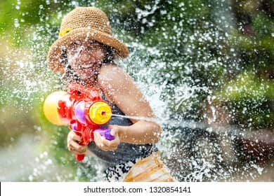 Lao New Year Water Guns