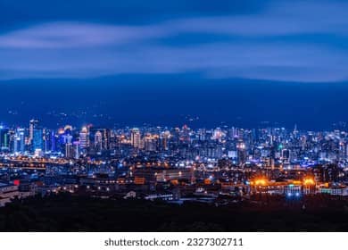 Nighttime City Lights