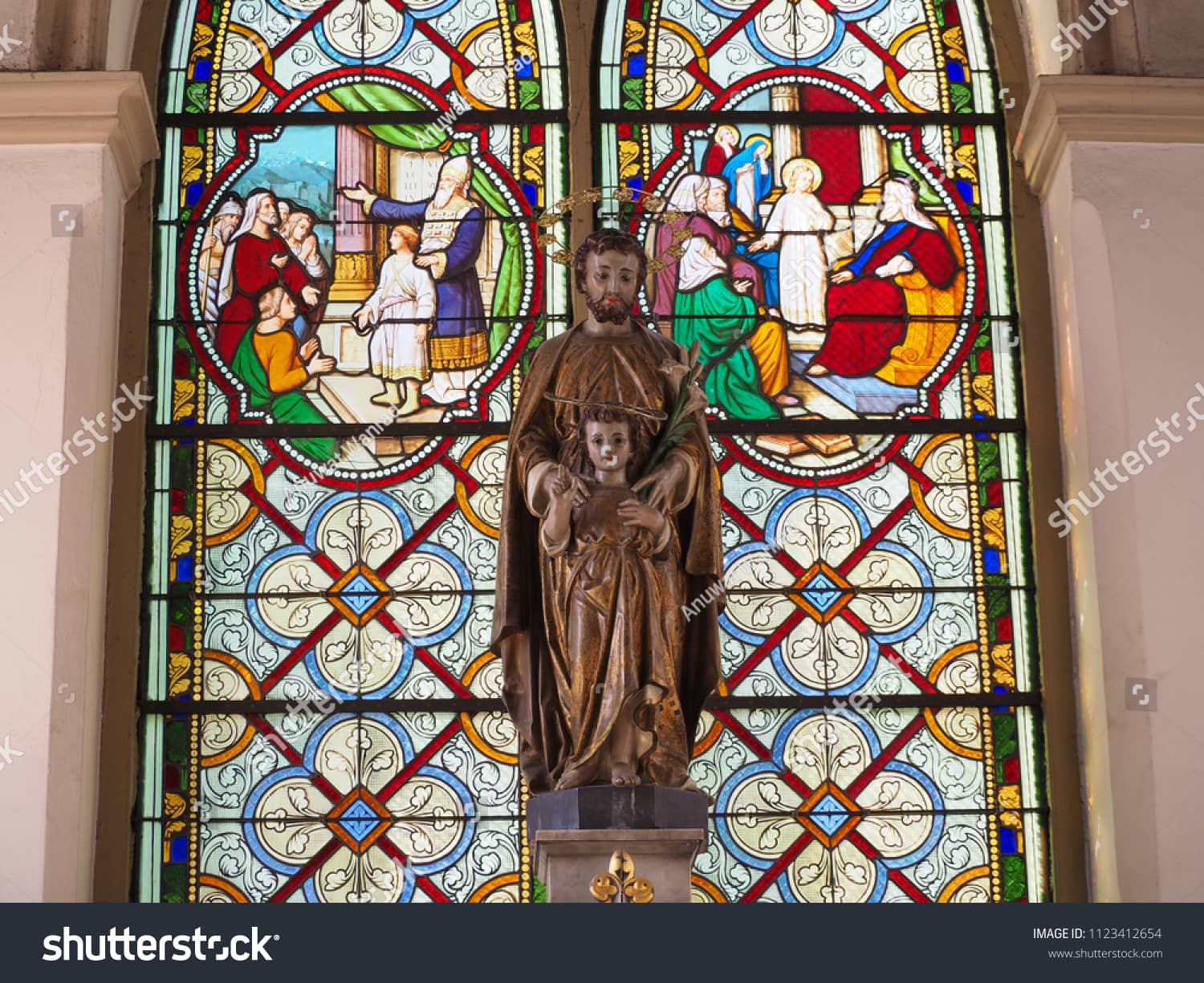 Elaborate Stained-Glass Windows