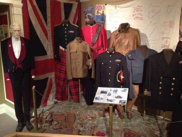 War and Industry Displays