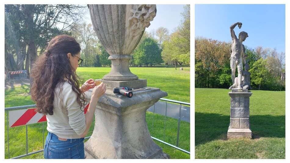 Statuary and Greenery