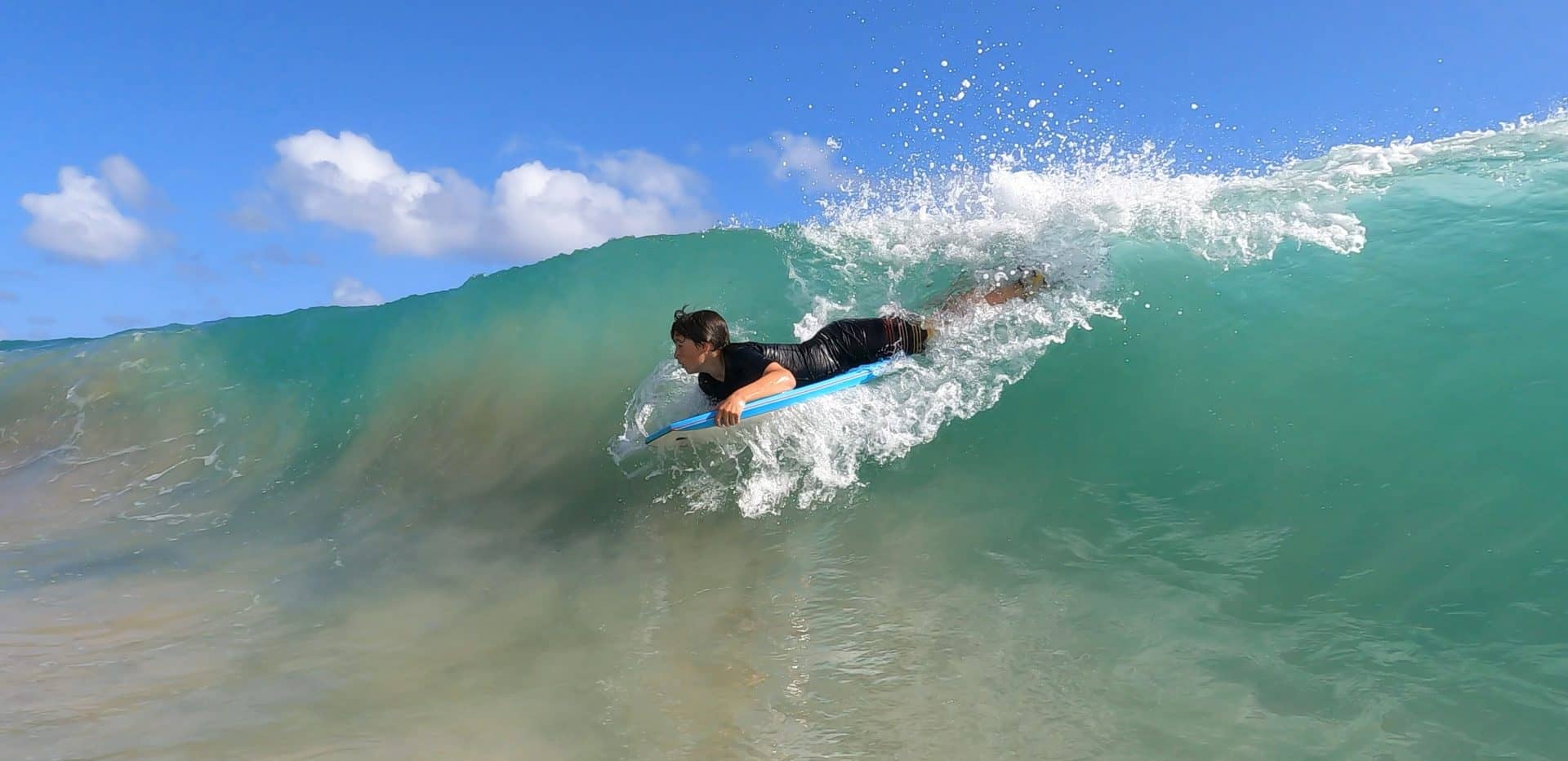 Boogie Boarding Waves